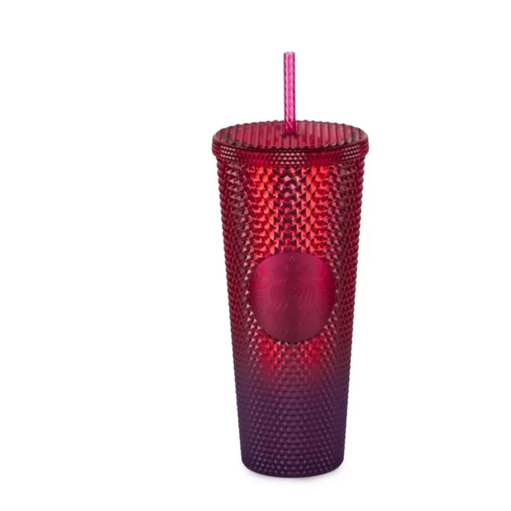 Disney Walt Disney World Starbucks Cinderella Castle Geometric Tumbler Straw New
